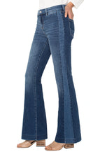 Hannah Flare Jean with Blocking Details, 32" Inseam
