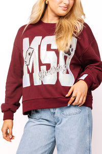 Mississippi State Metallic Icons Sweatshirt