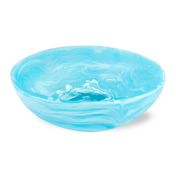 Large Wave Bowl, Aqua