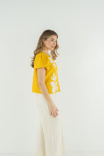 Isabella Top, Golden Hour Linen