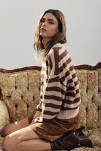 Lila Sweater, Moka Stripes