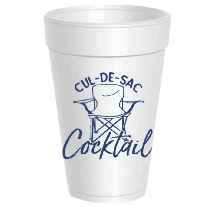 Cul-De-Sac Cocktail Styrofoam Cup [Pack of 10]