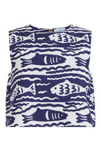 Crop Top, Fish Print