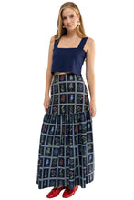 Faye Skirt, Gardeners Window Navy