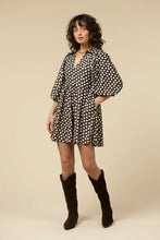 Charlotte Dress, Chocolate Dot