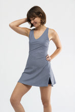 Campbell Dress, Navy Gingham