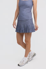 Ruth Skort, Navy Gingham