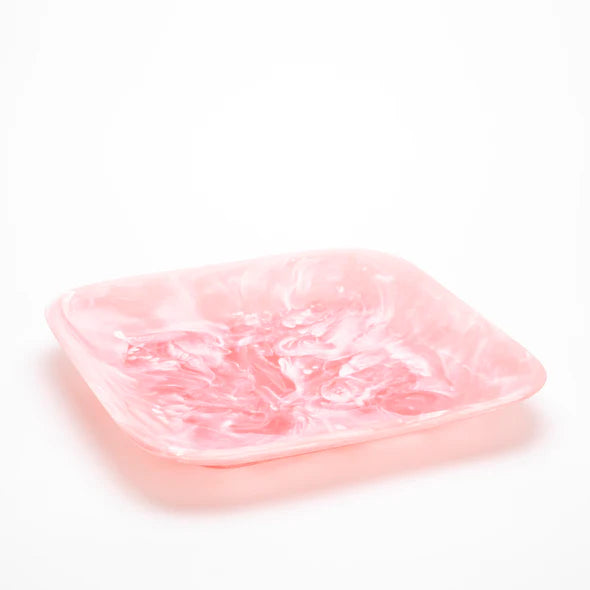 Large Square Tray, Pink