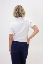 Solid Mock Short Sleeve Sweater