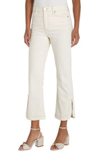 High Rise Flare Jean with Tulip Hem, 25.5" Inseam