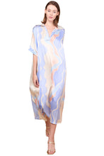 Tania Dress, Baby Blue Watercolor