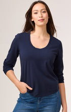 Long Sleeve Scoop Neck Tee