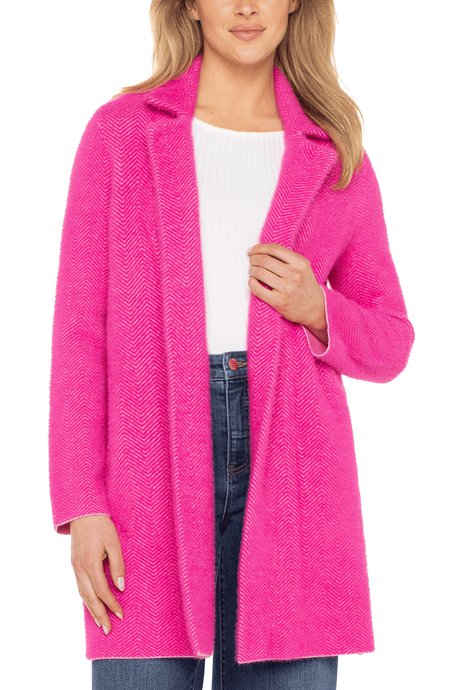 Long Sleeve Open Front Sweater Coat