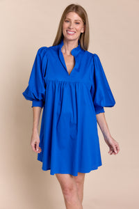 Jasper Dress, Electric Blue