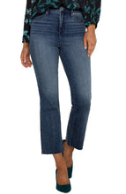 Hannah High Rise Crop Flare Jean 28" Inseam, Juniper Valley