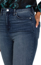 Hannah High Rise Crop Flare Jean 28" Inseam, Juniper Valley