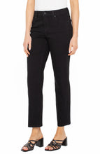 Liv Non-Skinny Skinny Jean, Black Rinse, 28" Inseam