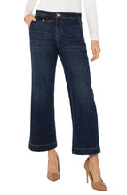 Stride Wide Leg Jean with Trouser Details, 27" Inseam
