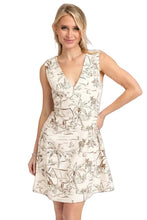 Baha Coconut Hut V-Neck Dress
