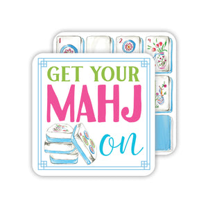 "Get Your Mahj On" Paper Coasters [Pack of 50]