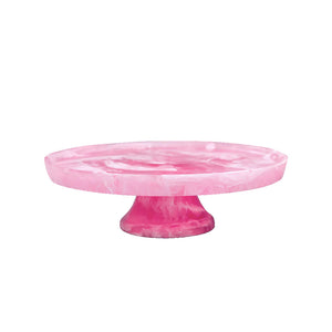 Medium Footed Cake Plate, Pink