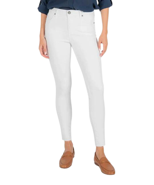 Connie High Rise Ankle Skinny, Optic White