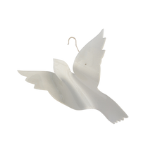 Fig and Dove Acrylic Dove Christmas Ornament 