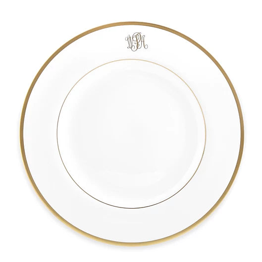 Signature Monogram Dinner Plate