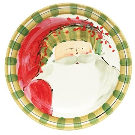 Vietri Old St. Nick Dinner Plate