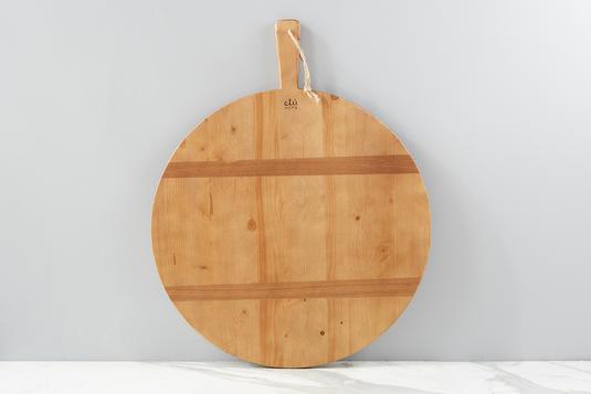 Round Pine Charcuterie Board, Large