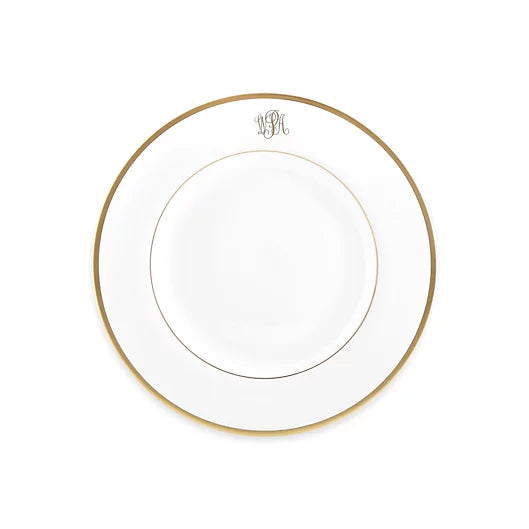 Signature Monogram Salad Plate