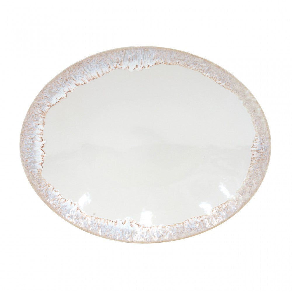 Casafina Taormina Oval Platter White